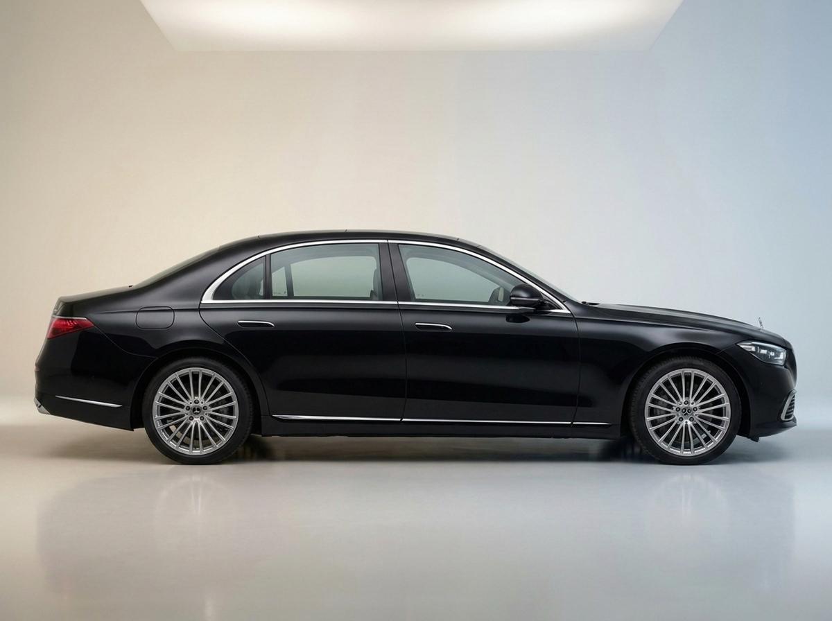 Berline Mercedes, photographie fournie par Swiss Motor