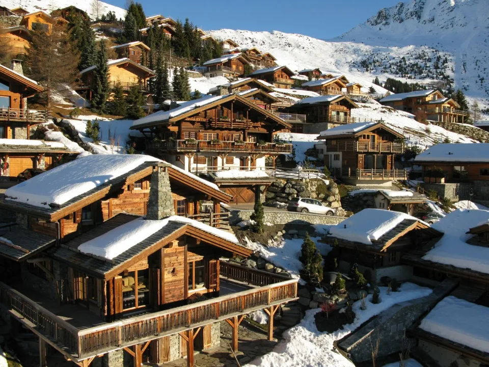 Paysage alpin à Verbier