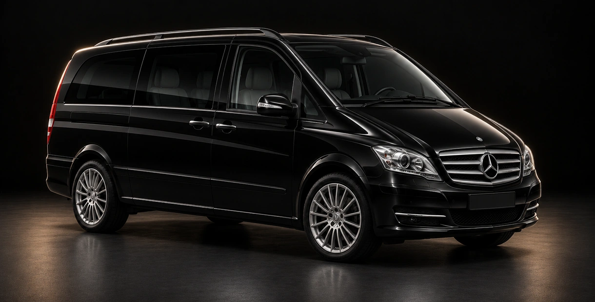 Illustration du Mercedes Viano présenté à la location